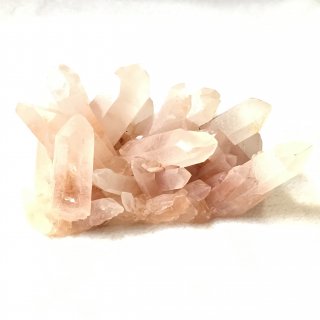 ヒマラヤ山脈マニカラン産ピンク水晶クラスター