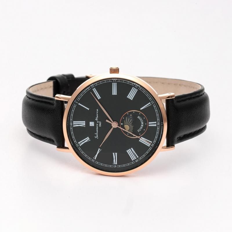 SM25103-PGBK】マルチカレンダー/ムーンフェイズ | サルバトーレ