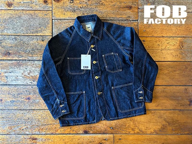 FOB FACTORY F2410 HEMP DENIM COVERALL