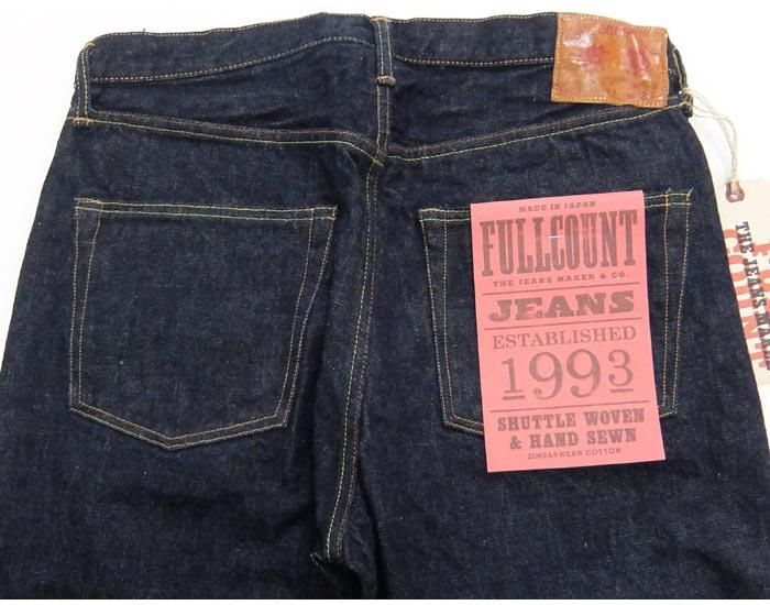 FULLCOUNT」1st Lot New ＃1110 13.7oz TAPERED フルカウント