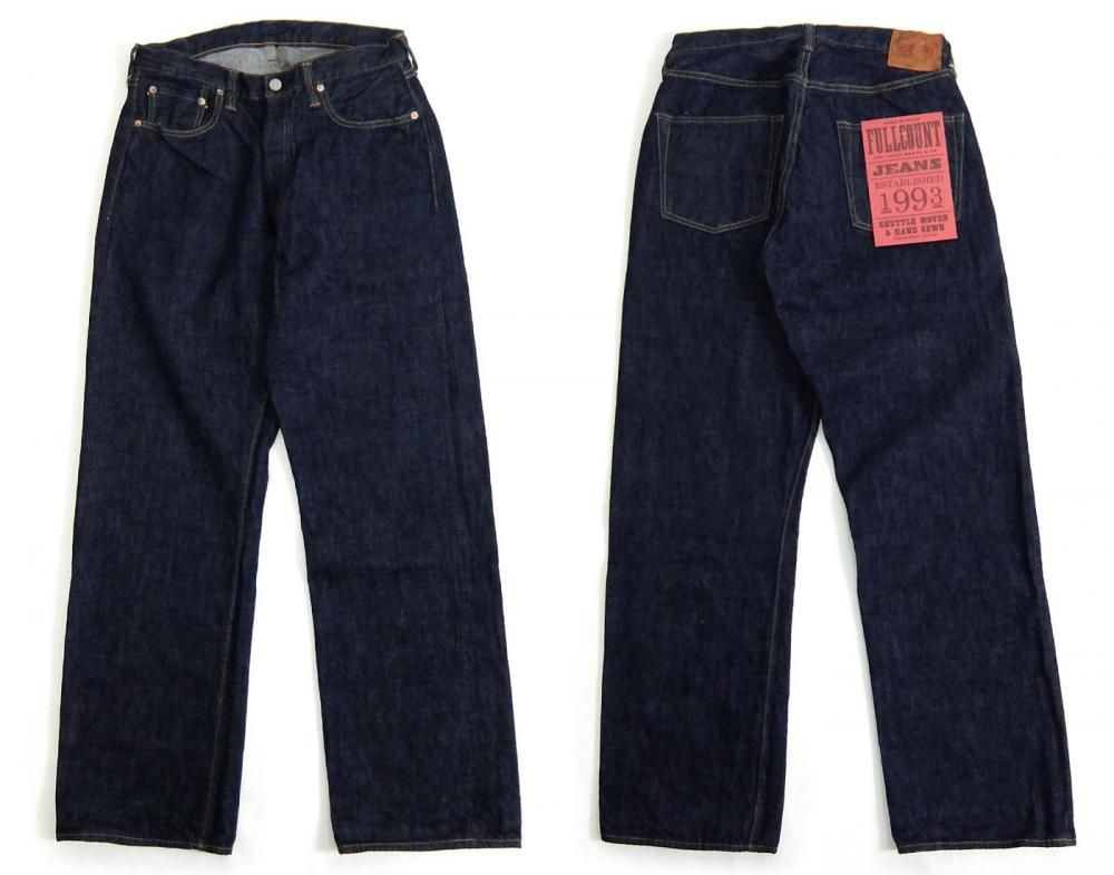 フルカウント FULL COUNT[0105]13.7oz ルーズ ストレート デニム