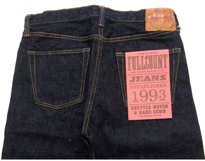 フルカウント FULL COUNT[1108XX]15.5oz ニューストレート