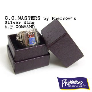 C.C.MASTERS（シーシーマスターズ）by Pherrow's(フェローズ) シルバーリング「A.F.COMMAND」
