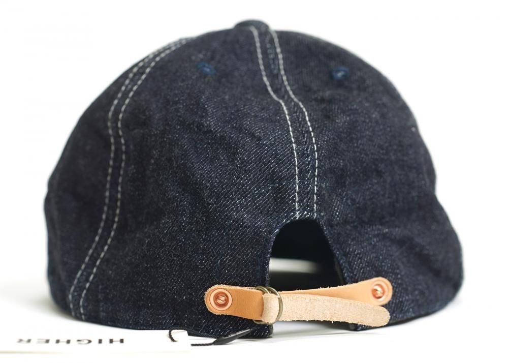 HIGHER ハイヤー HT18006 セルビッチ デニム キャップ SELVEDGE