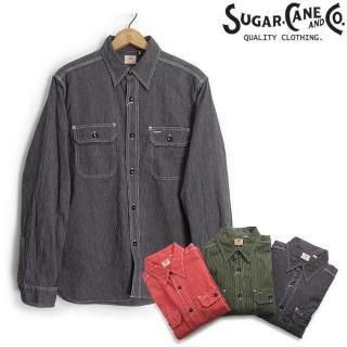 <img class='new_mark_img1' src='https://img.shop-pro.jp/img/new/icons59.gif' style='border:none;display:inline;margin:0px;padding:0px;width:auto;' />���奬�������� SUGAR CANE [SC25511] Ĺµ �����󥳡��� �������� JEAN CORD L/S WORK SHIRT ������