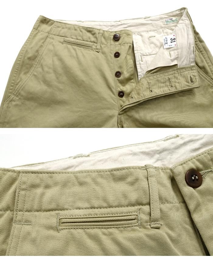 WAREHOUSE ウエアハウス チノパンツ トラウザーズ ミリタリー