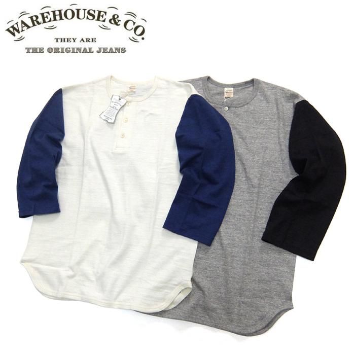 ウエアハウス Warehouse 4058hn ヘンリーネック ベースボール Tシャツ Henley Neck Baseball Tee ウエアハウス Warehouse 4058hn ヘンリーネック ベースボール Tシャツ Henley Neck Baseball Tee