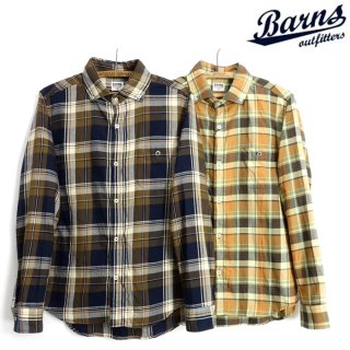 С BARNS [BR-22128] Ĺµ STN ˥ååȥ å L/S Organic cotton CHECK SHIRT