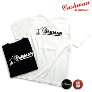 [メール便可]Cushman クッシュマン [26675] 25周年記念 缶バッチ付き 半袖 Tシャツ