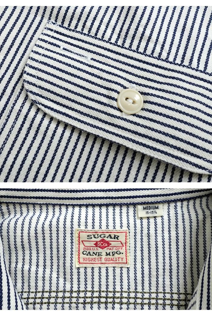 シュガーケーン SUGAR CANE [SC27853] 長袖 ヒッコリー