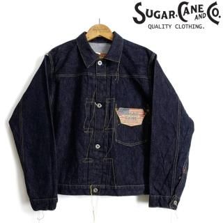 奬 SUGARCANE [SC11944US] ǥ˥ॸ㥱å G Made in USA 13oz. BLUE DENIM BLOUSE 1944 MODEL