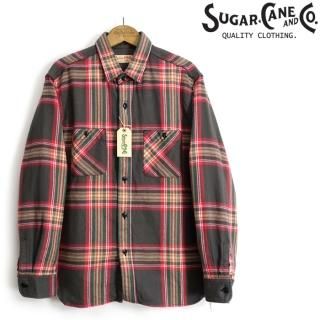 奬 SUGAR CANE [SC28959] Ĺµ ĥå ͥ륷  TWILL CHECK WORK SHIRT