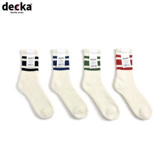 [メール便可]デカクォリティソックス decka quality socks [de-40] 靴下 スケーターソックス ショートレングス 80's SKATER SOCKS SHORT LENGTH
