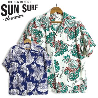 󥵡 SunSurf [SS39015] 2023ǯǥ Ⱦµ ϥ RAYON HAWAIIAN SHIRT 