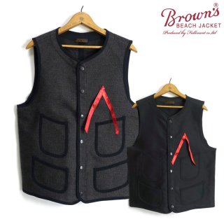 ե륫 FULL COUNT[BBJ-018-2] ֥饦󥺥ӡ ץ󥰥٥  BROWN'S BEACH Spring Vest 