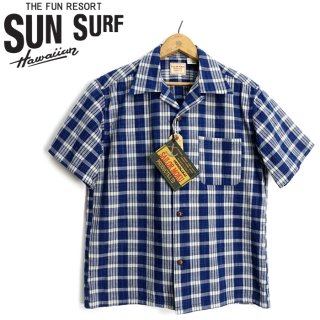 󥵡 SunSurf [SS39053] SAILOR MOKU(顼⥯) PALAKA CHECK OPEN SHIRT ѥ饫å ץ󥷥