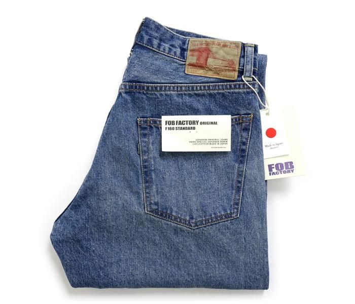 FOBファクトリー [F160] セルヴィッチ66デニム 5P SELVEDGE 66