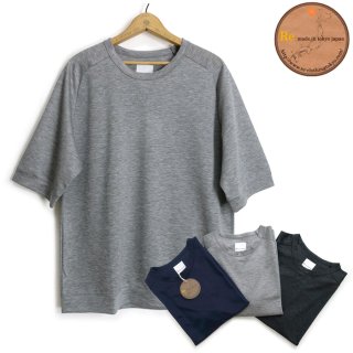 [メール便可]Re made in tokyo japan [7622S-CT]半袖 サマーニット Tシャツ Viscose Kint Wide T-shirts 日本製