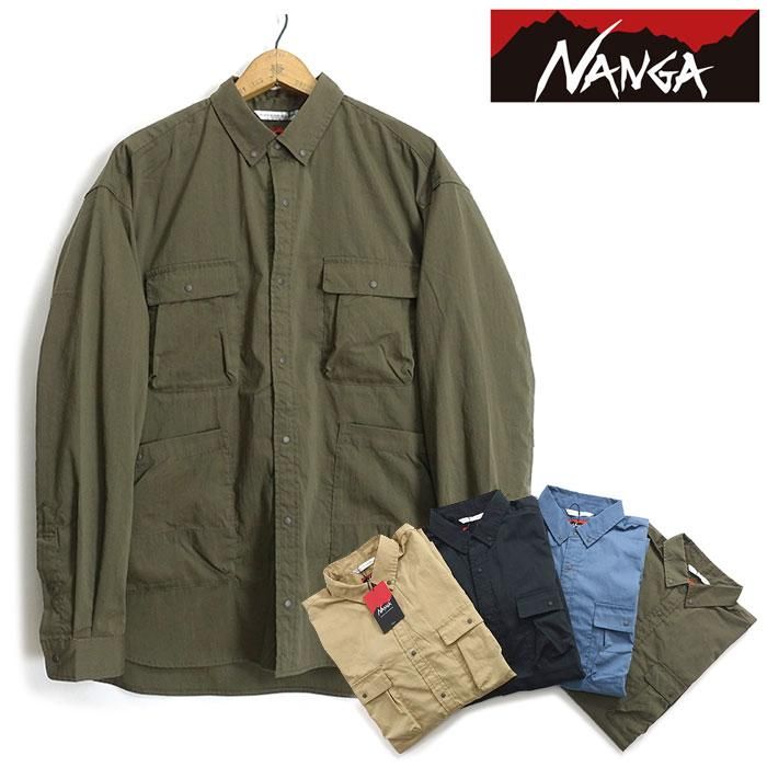 △NANGA 難燃 アラミド繊維混 リップストップポリエステル素材