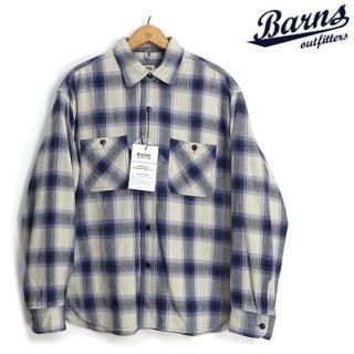 С BARNS [BR-23419] Ĺµ ֥ å ͥ륷 LIGHTNEL CHECK SHIRT