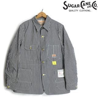 奬 SUGARCANE  [SC15656] 11oz. ҥå꡼ȥ饤 С  HICKORY STRIPE WORK COAT 