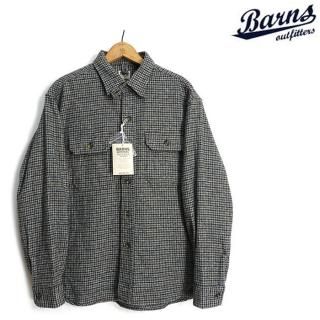 С BARNS ȥΡ [BR-24449] Ĺµ 40s  ĥ եͥ륷 40s Worker Tweed Flannel Shirt 