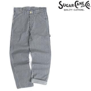 奬 SUGARCANE [SC42496] 11oz. ҥå꡼ȥ饤 ѥ HICKORY STRIPE WORK PANTS 