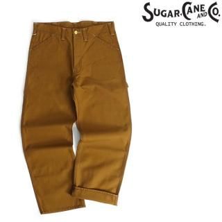 奬 SUGARCANE [SC42497] 13oz. ֥饦å ѥ BROWN DUCK WORK PANTS 