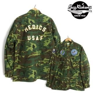 <img class='new_mark_img1' src='https://img.shop-pro.jp/img/new/icons14.gif' style='border:none;display:inline;margin:0px;padding:0px;width:auto;' />Хꥯ BuzzRickson's [BR15692]  ꡼եѥ º եƥ㥱å  CAMOUELAGE COTTON MEDICS USAF 