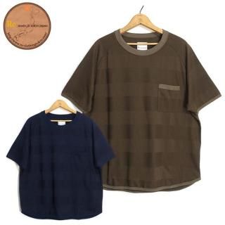 <img class='new_mark_img1' src='https://img.shop-pro.jp/img/new/icons14.gif' style='border:none;display:inline;margin:0px;padding:0px;width:auto;' />Re made in tokyo japan [1924S-CT] Ⱦµ 㥬ɥܡ ˥åT Jacquard Border Kint T-shirts 