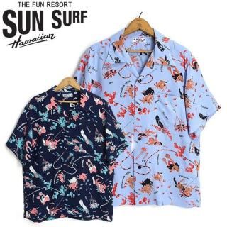 <img class='new_mark_img1' src='https://img.shop-pro.jp/img/new/icons14.gif' style='border:none;display:inline;margin:0px;padding:0px;width:auto;' />󥵡 SunSurf [SS39420] 2025ǯǥ Ⱦµ ϥ RAYON HAWAIIAN SHIRT 