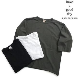 <img class='new_mark_img1' src='https://img.shop-pro.jp/img/new/icons14.gif' style='border:none;display:inline;margin:0px;padding:0px;width:auto;' />[᡼ز]have a good day ϥ֥åɥǥ [HGD-320] 롼եå ܡȥͥå7ʬµT Boat Neck 3/4 Tee 