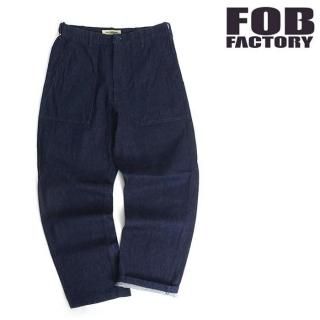 <img class='new_mark_img1' src='https://img.shop-pro.jp/img/new/icons14.gif' style='border:none;display:inline;margin:0px;padding:0px;width:auto;' />FOBեȥ꡼ [F0541] 888 ǥ˥ ١ѥ DENIM BAKER PANTS 
