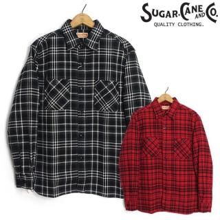 <img class='new_mark_img1' src='https://img.shop-pro.jp/img/new/icons14.gif' style='border:none;display:inline;margin:0px;padding:0px;width:auto;' />奬 SUGAR CANE [SC29559] Ĺµ ĥå  ͥ륷 TWILL CHECK WORK SHIRT 