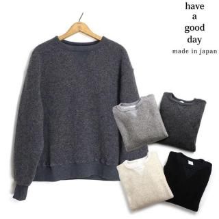 <img class='new_mark_img1' src='https://img.shop-pro.jp/img/new/icons14.gif' style='border:none;display:inline;margin:0px;padding:0px;width:auto;' />have a good day ϥ֥åɥǥ [HGD-352]  ѥ ץ륪С ˥å Wool pile pullover kint 