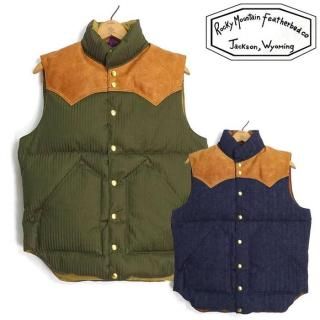 <img class='new_mark_img1' src='https://img.shop-pro.jp/img/new/icons14.gif' style='border:none;display:inline;margin:0px;padding:0px;width:auto;' />ROCKY MOUNTAIN x WAREHOUSE (åޥƥϥ) Lot 2236 إܡ ĥ ٥ HBT DOWN VEST 