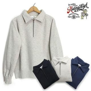 <img class='new_mark_img1' src='https://img.shop-pro.jp/img/new/icons14.gif' style='border:none;display:inline;margin:0px;padding:0px;width:auto;' />饤ǥ󥰥ϥ RIDING HIGH [R235-0302] ޥ塼 ϡեå å AZUMA TUBE HALF ZIP SWEAT