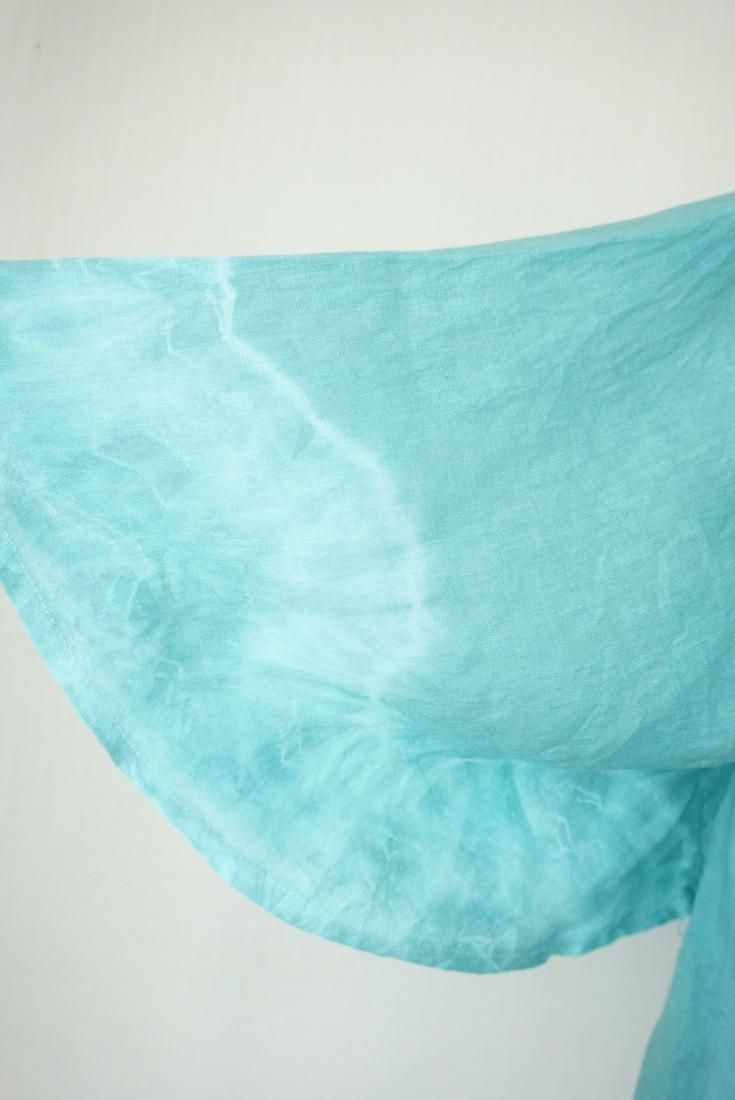 French Linen wrap  Under the sea 