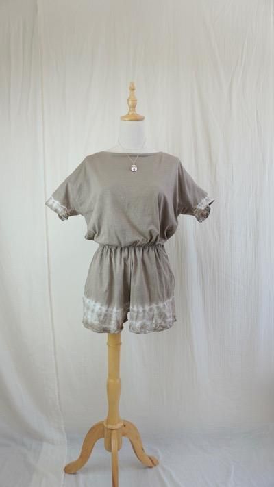 Cotton Tee in one  Taupe 