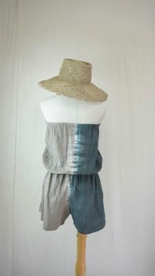W-gauze Bare in one  Taupe x Black  