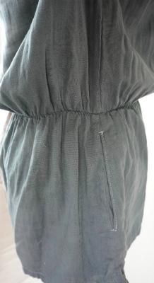 W-gauze Bare in one  Taupe x Black  