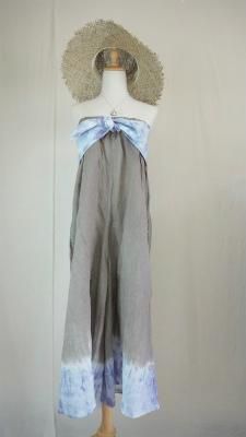 French Linen Ribbon All in one  Taupe x Lavender  