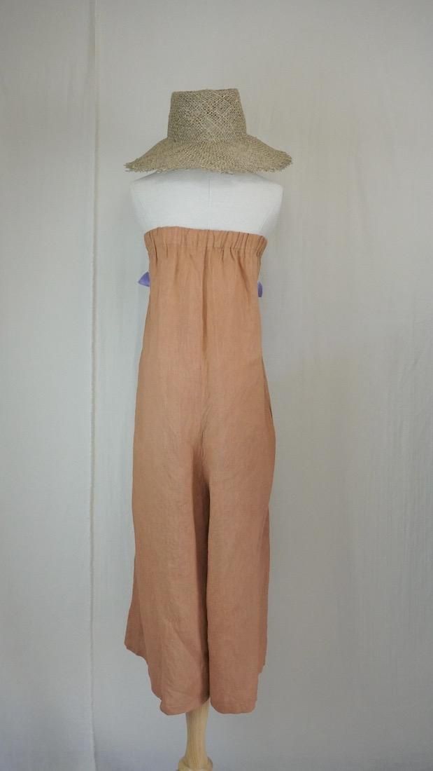 French Linen Ribbon All in one  Terracotta x Amethyst  