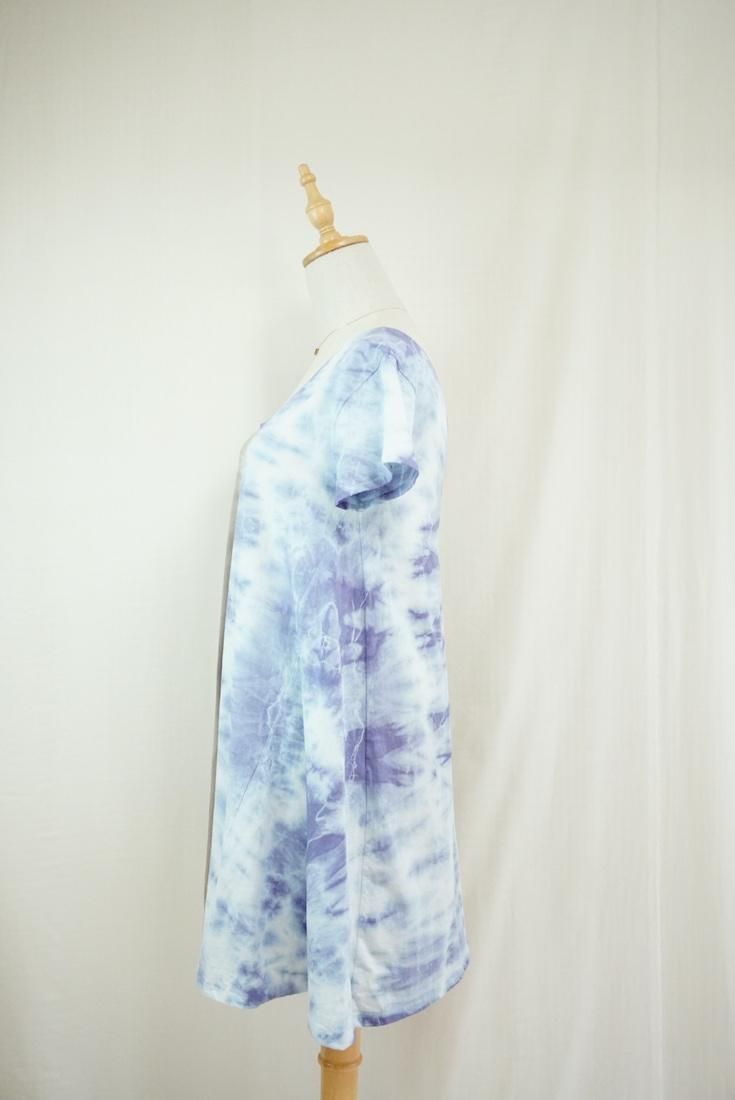 Cotton A line OP  Taupe x Lavender  
