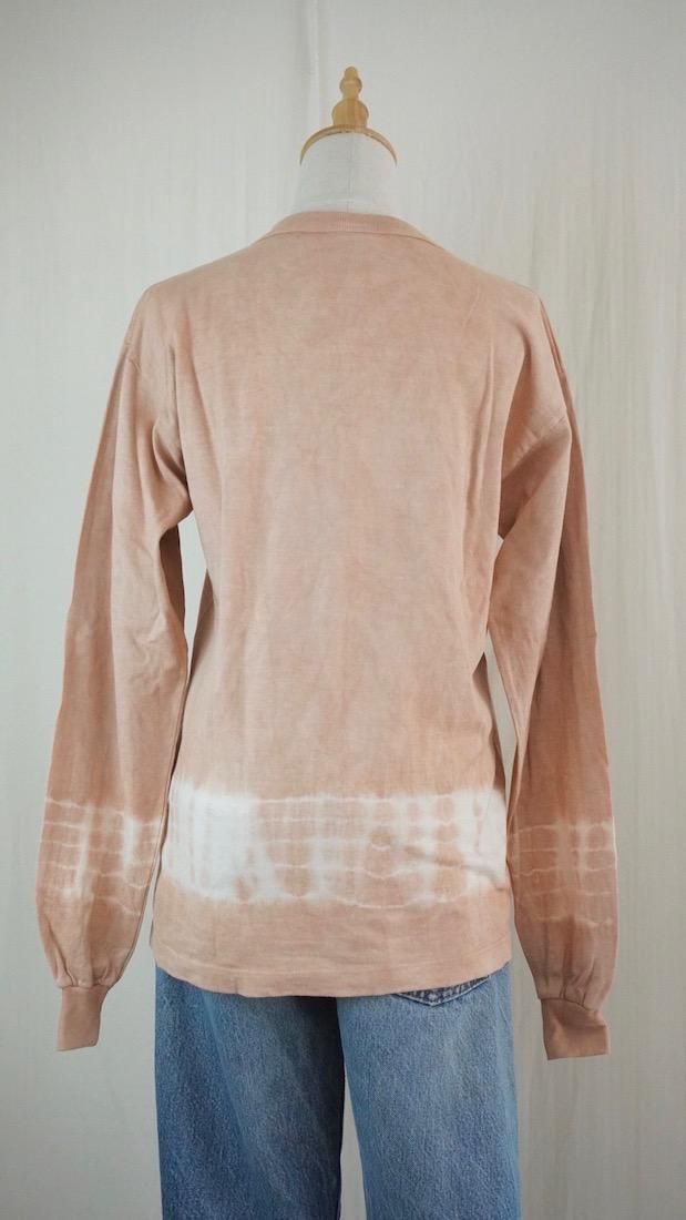 Organic Cotton Long Sleeve Tee x Natural Dyed  Soil  S