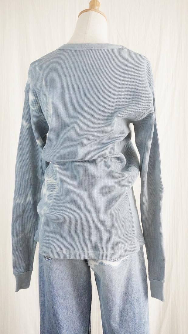 Organic CottonThermal  Long Sleeve x Natural Dyed  AI  M