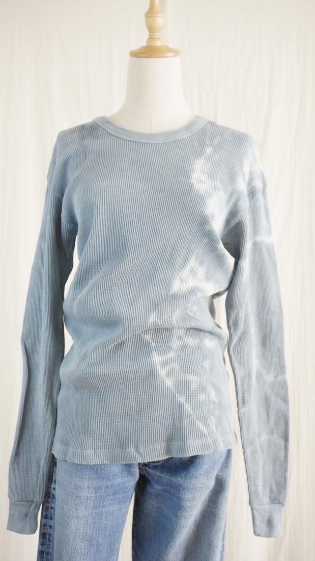 Organic CottonThermal  Long Sleeve x Natural Dyed  AI  M