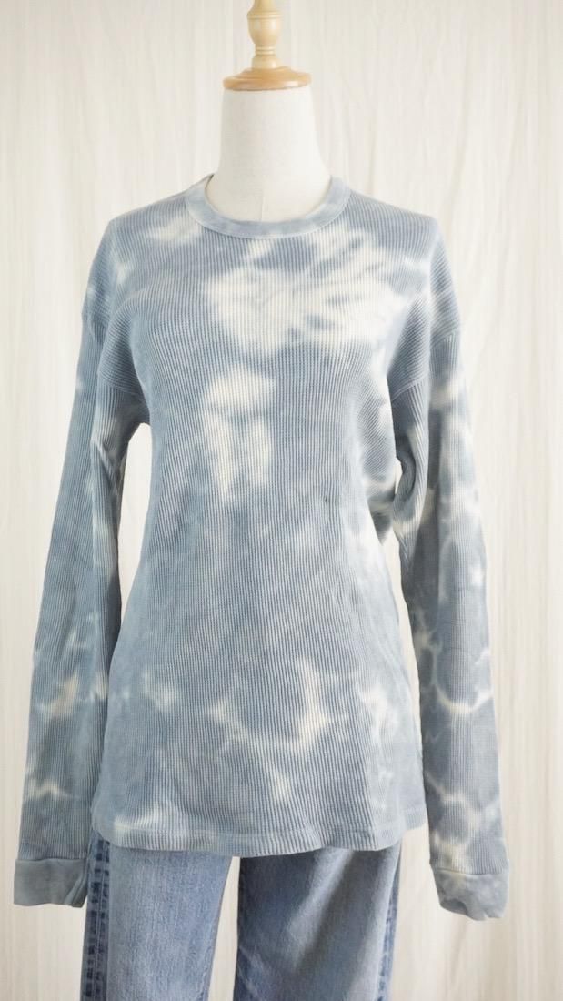 Organic CottonThermal  Long Sleeve x Natural Dyed  AI  L