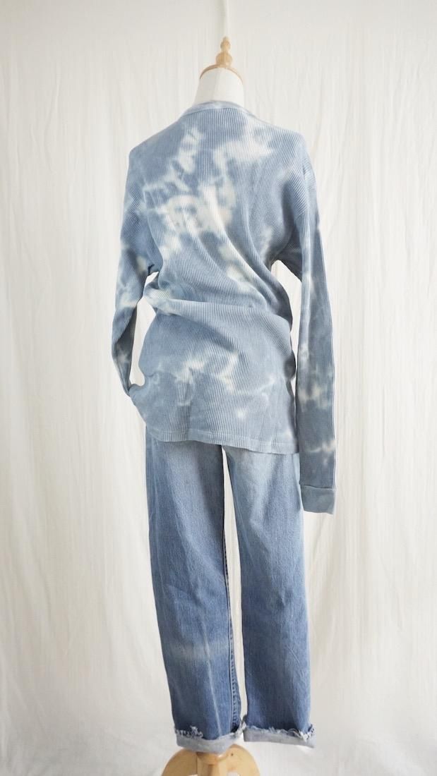 Organic CottonThermal  Long Sleeve x Natural Dyed  AI  L