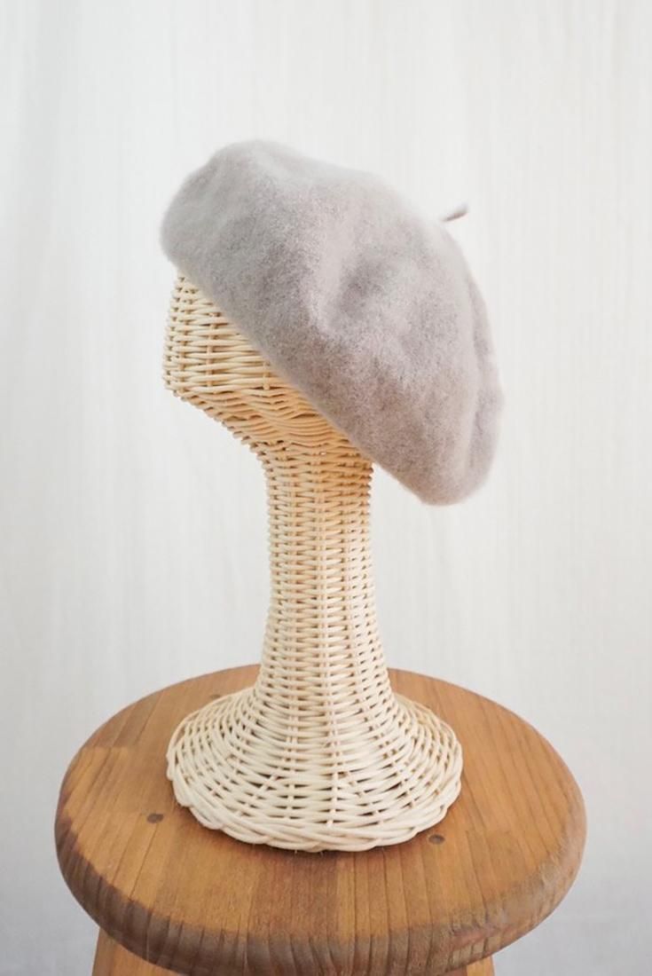 Wool Bellet   Taupe x Lavender  
